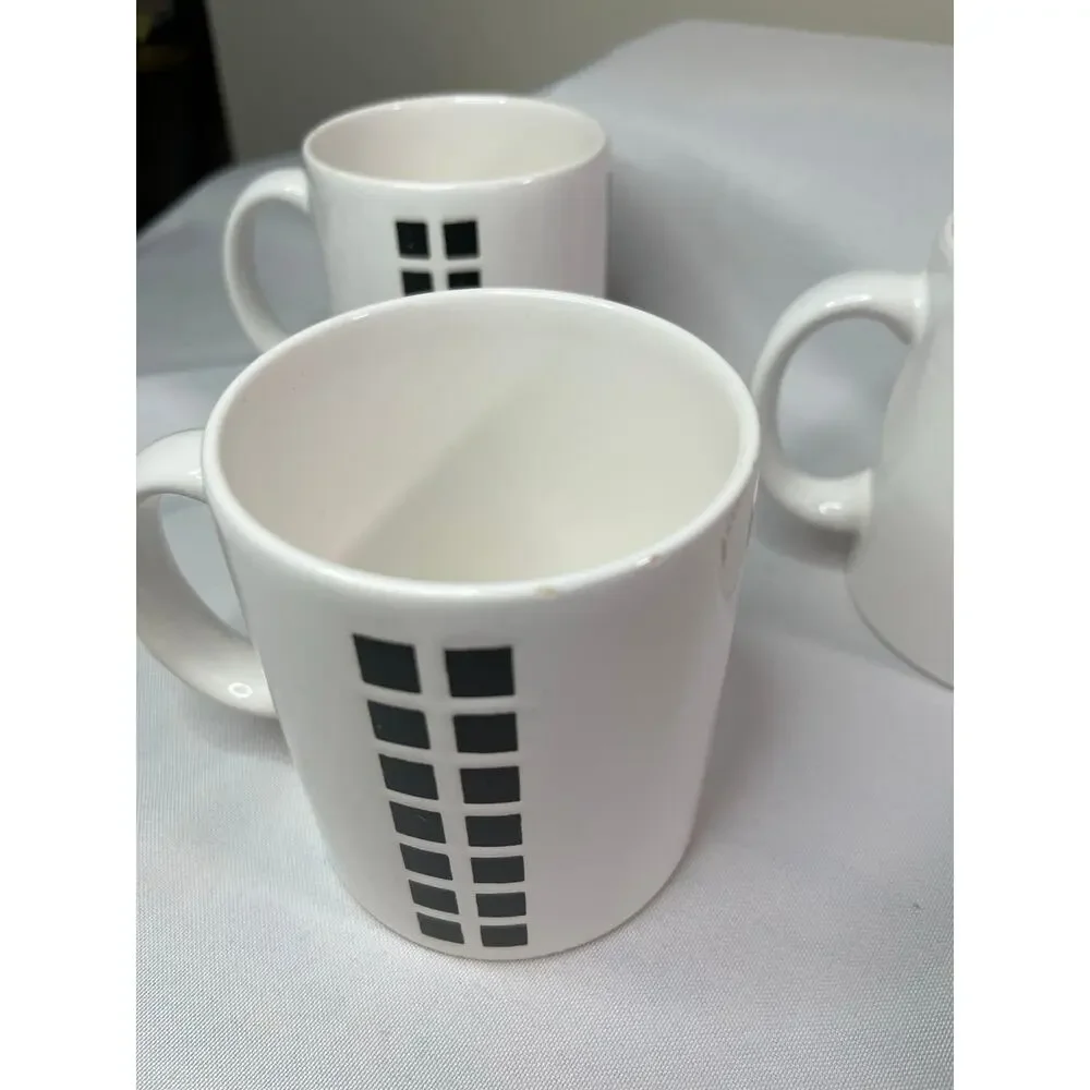 Waechtersbach Made in Spain Set of 4 Mugs 1980's Vintage